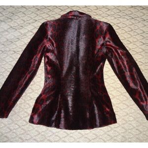 Betsey Johnson Faux fur blazer like jacket